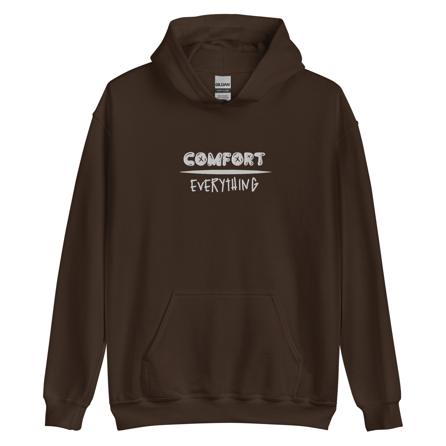 Comfort Over Everything Embroidered Hoodie