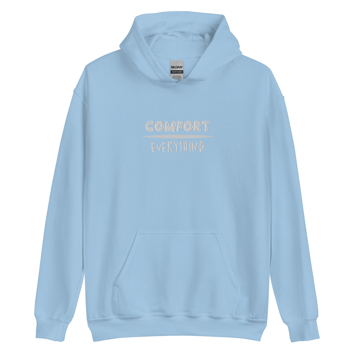 Comfort Over Everything Embroidered Hoodie