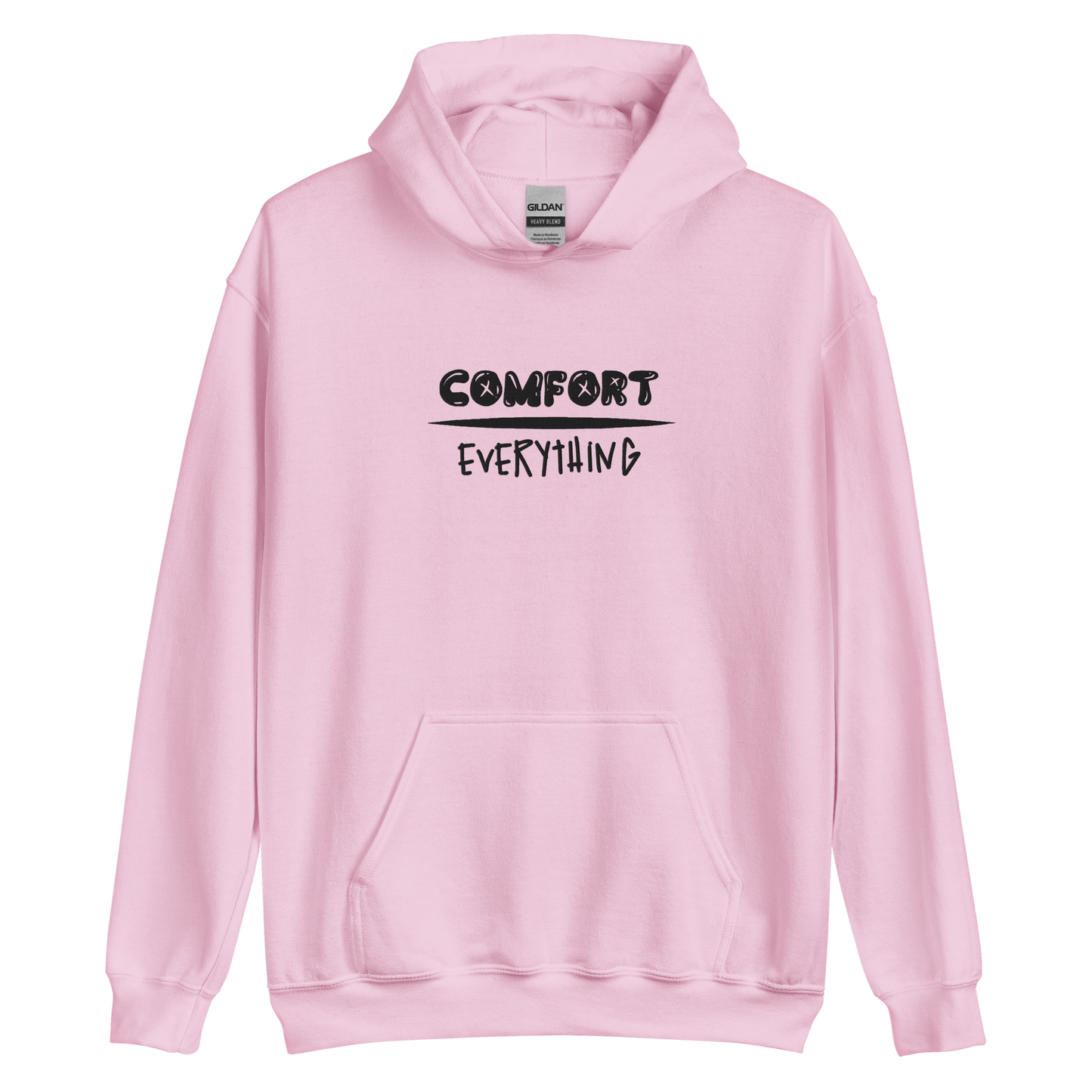 Comfort Over Everything Embroidered Hoodie