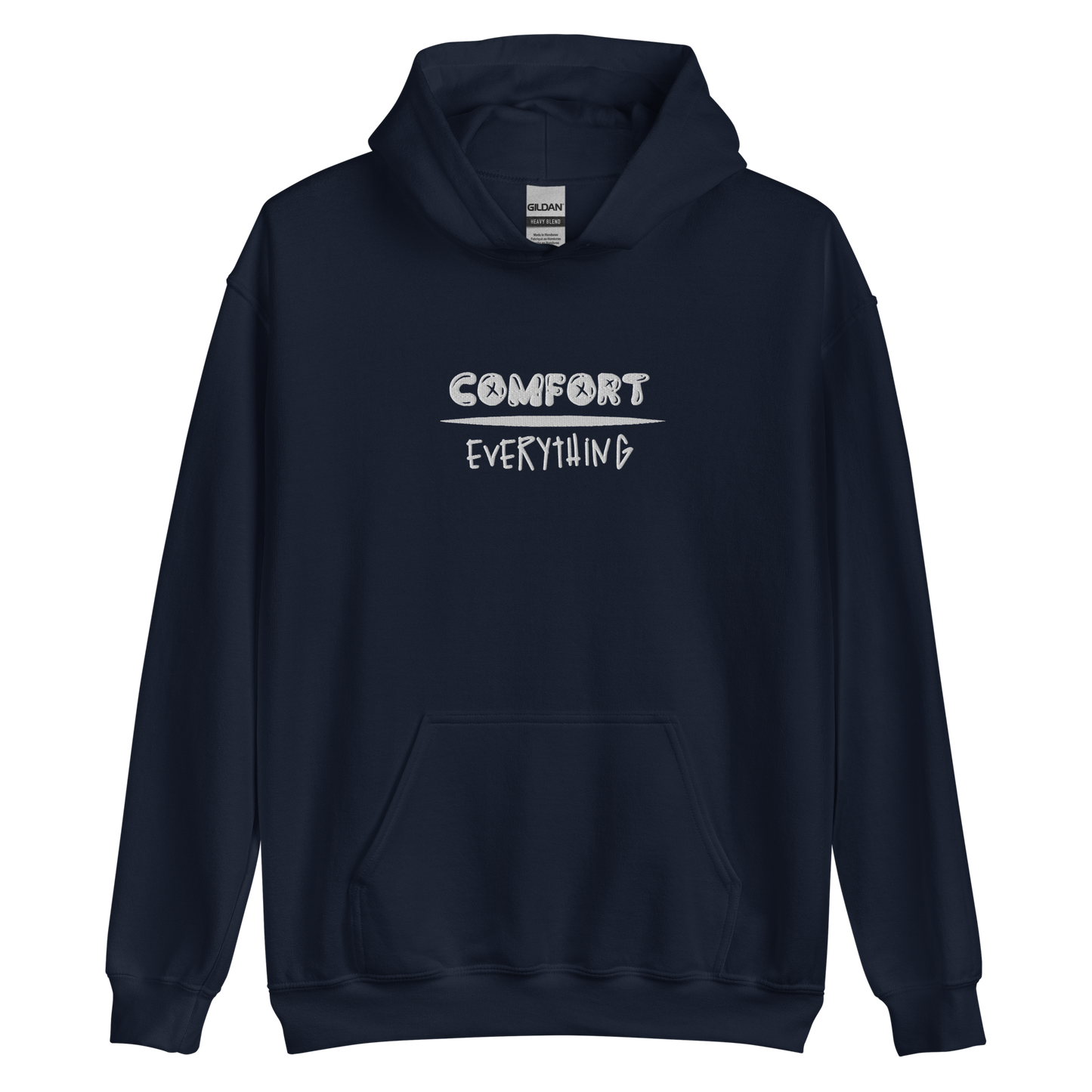 Comfort Over Everything Embroidered Hoodie