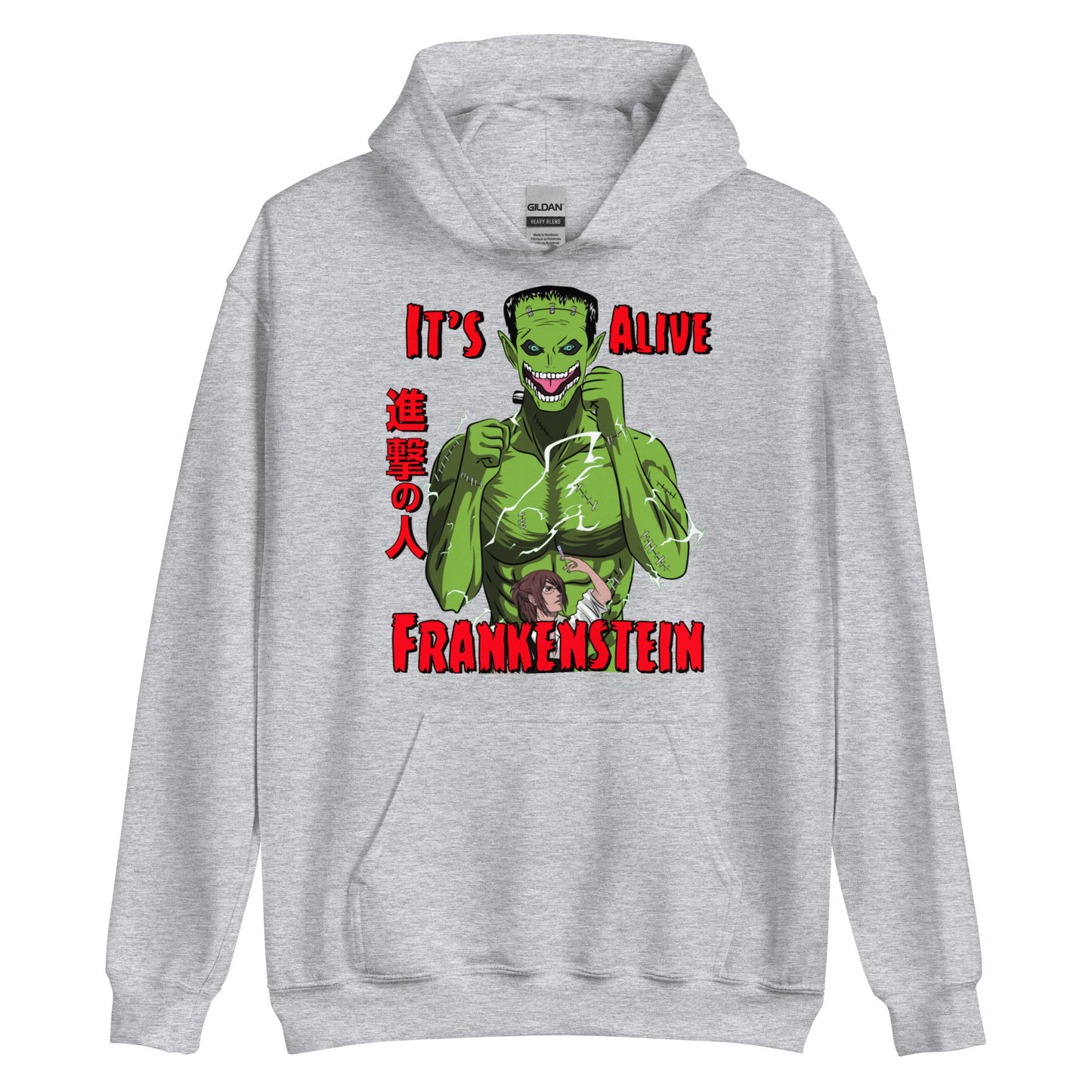 Eren X Frankenstein Monster Hoodie
